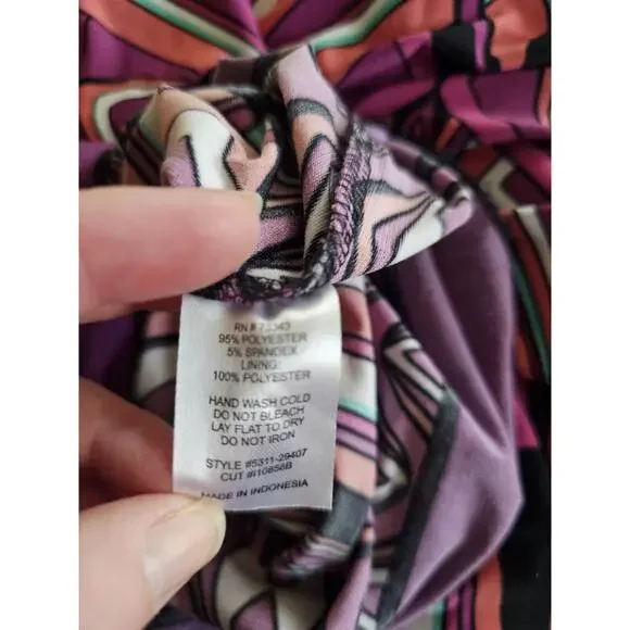 Saint Tropez West Women's Halter Maxi Dress Size 14 Resort Beach Tropical - Picture 10 of 10